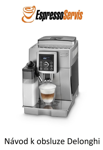 Kép Návod k obsluze Delonghi ECAM 23 460 S CZ