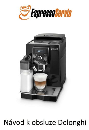 Kép Návod k obsluze Delonghi ECAM 25 462 B CZ