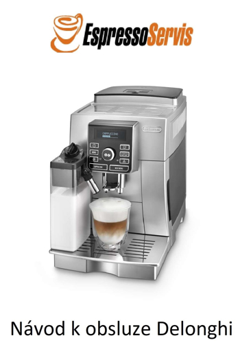 Kép Návod k obsluze Delonghi ECAM 25 462 S CZ