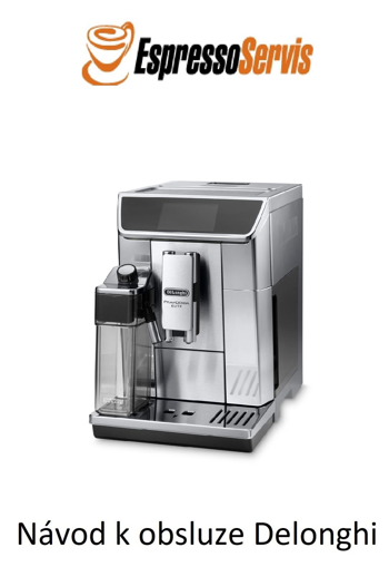 Kép Návod k obsluze Delonghi PrimaDonna Elite ECAM 650.75.MS