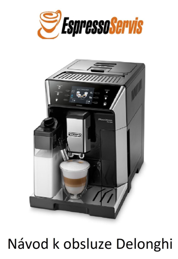 Kép Návod k obsluze Delonghi PrimaDonna Class ECAM 550.55.SB