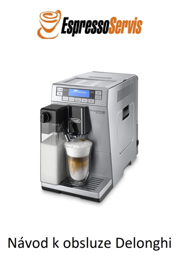 Kép Návod k obsluze Delonghi Prima Donna XS ETAM 36 365 M