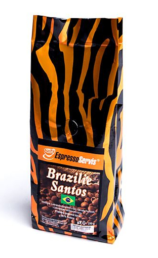 Kép EspressoServis Brasil Santos Frissen pörkölt kávébab, 100% arabica, 250 g